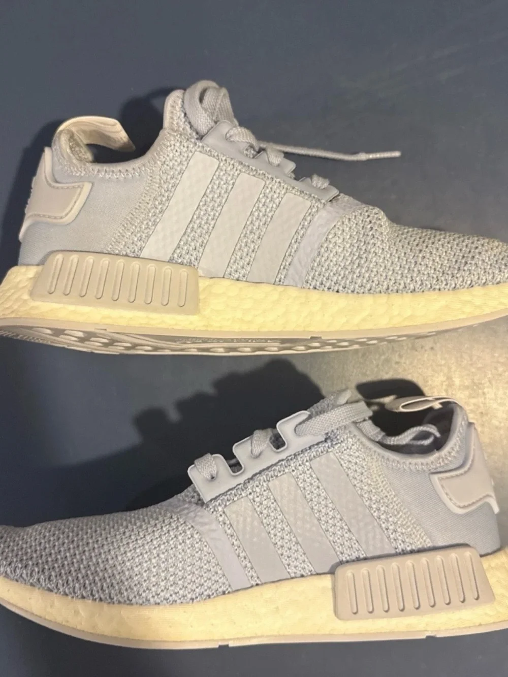Adidas NMD R1 Running Training Original Women Size 9.5 Sneaker Blue White